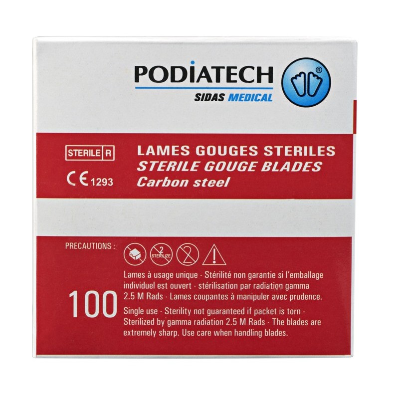 GUBIA ESTÉRILES PODIATECH-CAJA 100unidades