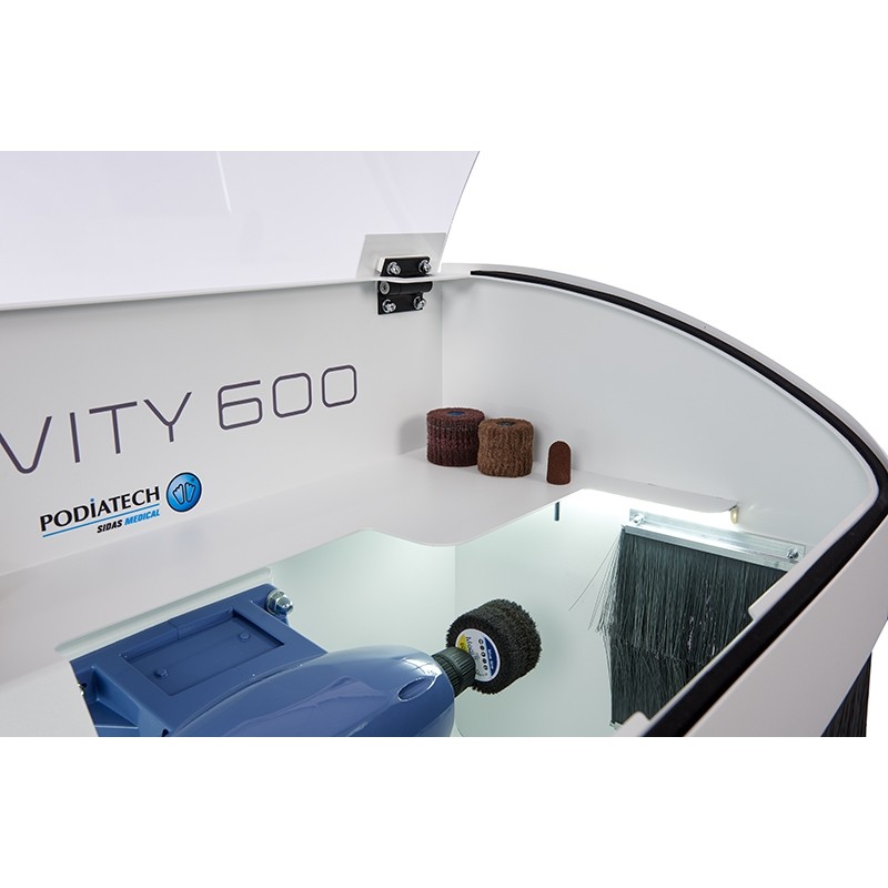 parte superior de la PULIDORA GRAVITY EVO