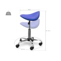 TABURETE DE TRABAJO STANDARD T / AZUL