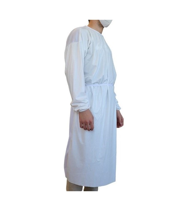 BATA PROTECTORA REUTILIZABLE, IMPERMEABLE, TRANSPIRABLE, LAVABLE