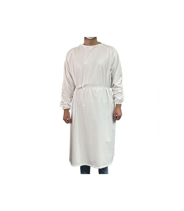 BATA PROTECTORA REUTILIZABLE, IMPERMEABLE, TRANSPIRABLE, LAVABLE