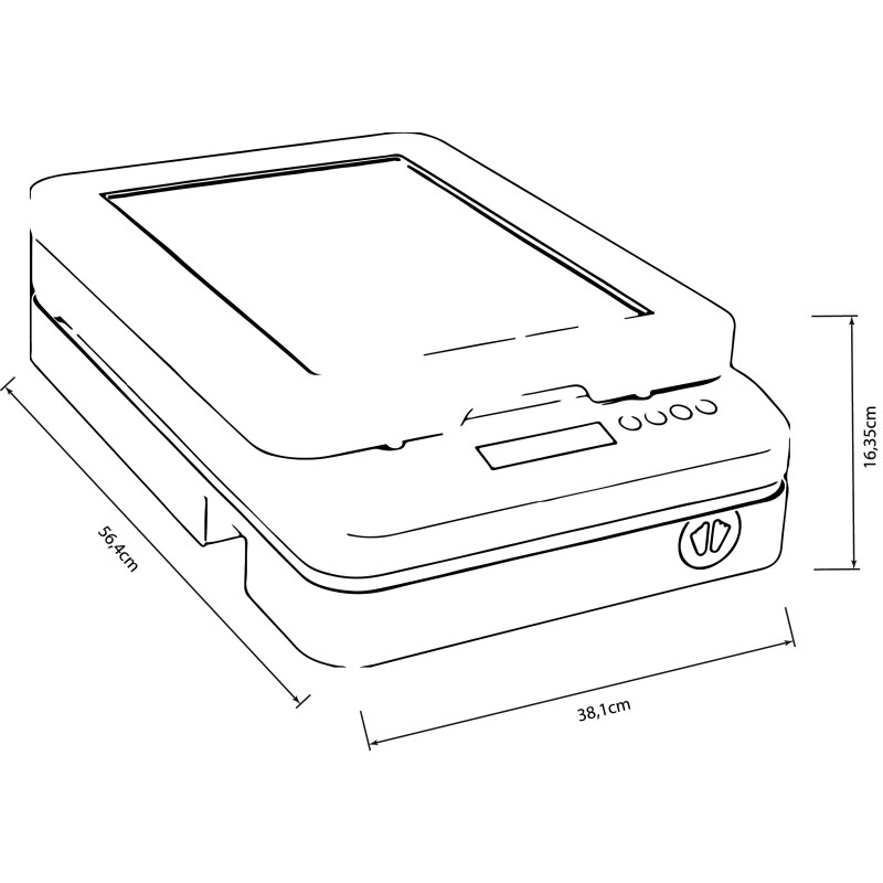 PODOLAB MASTER® dibujo con medidas