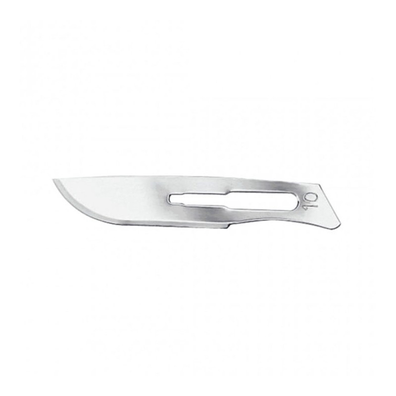Hojas de bisturí First Blades, acero al carbono, esterilizadas, 100un.