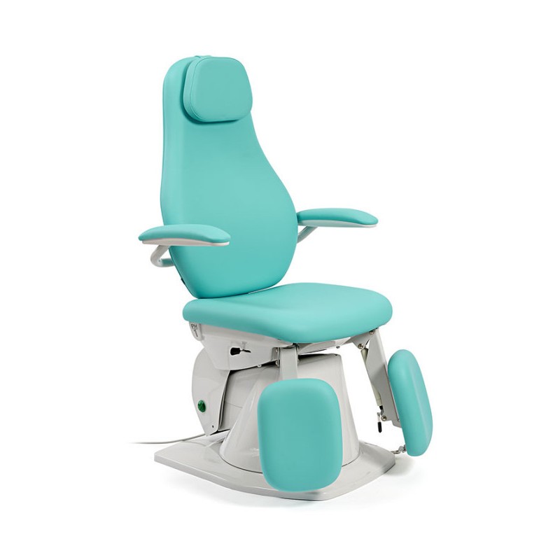 Sillón de podología 1 motor-S1 azul turquesa