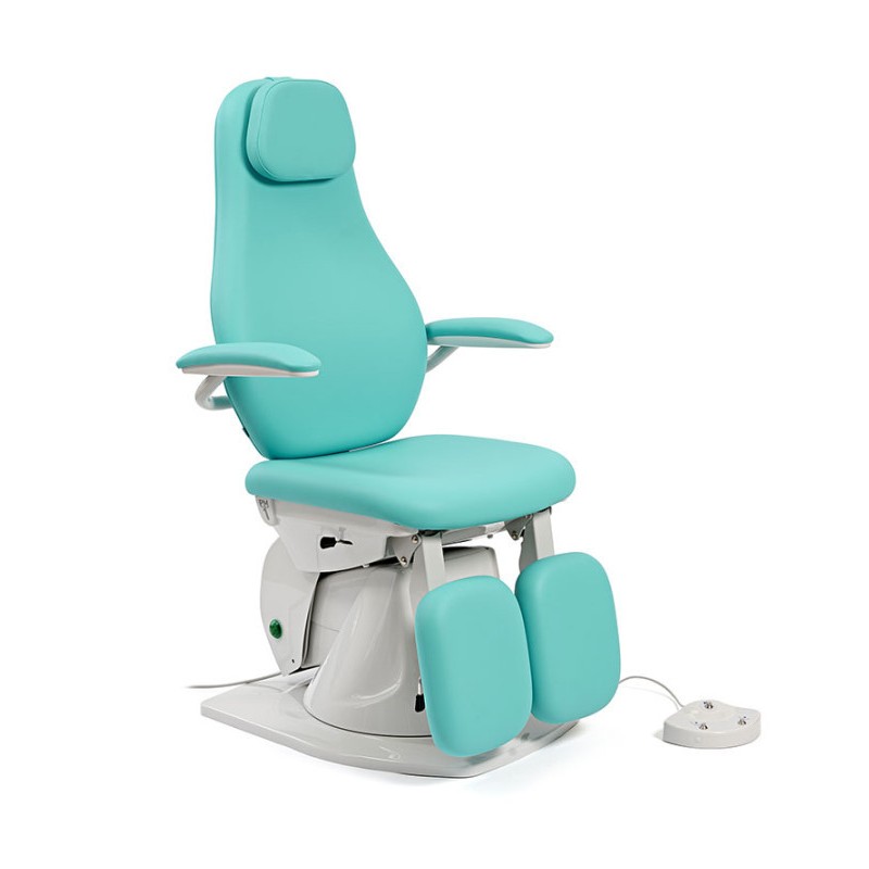 Sillón de podología 1 motor-S1 azul turquesa
