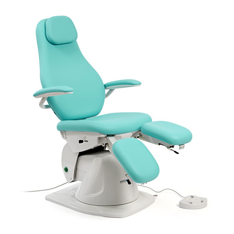 Sillón de podología 1 motor-S1 azul turquesa
