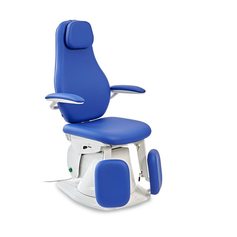 Sillón de podología 2 motores-S2 azul