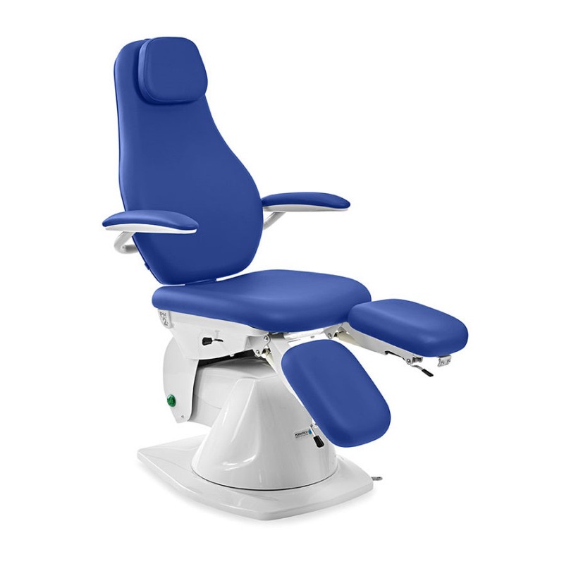 Sillón de podología 2 motores-S2 azul