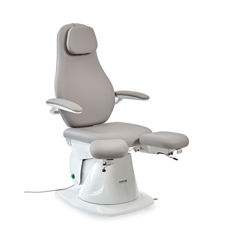 Sillón de podología 3 motores-S3 gris