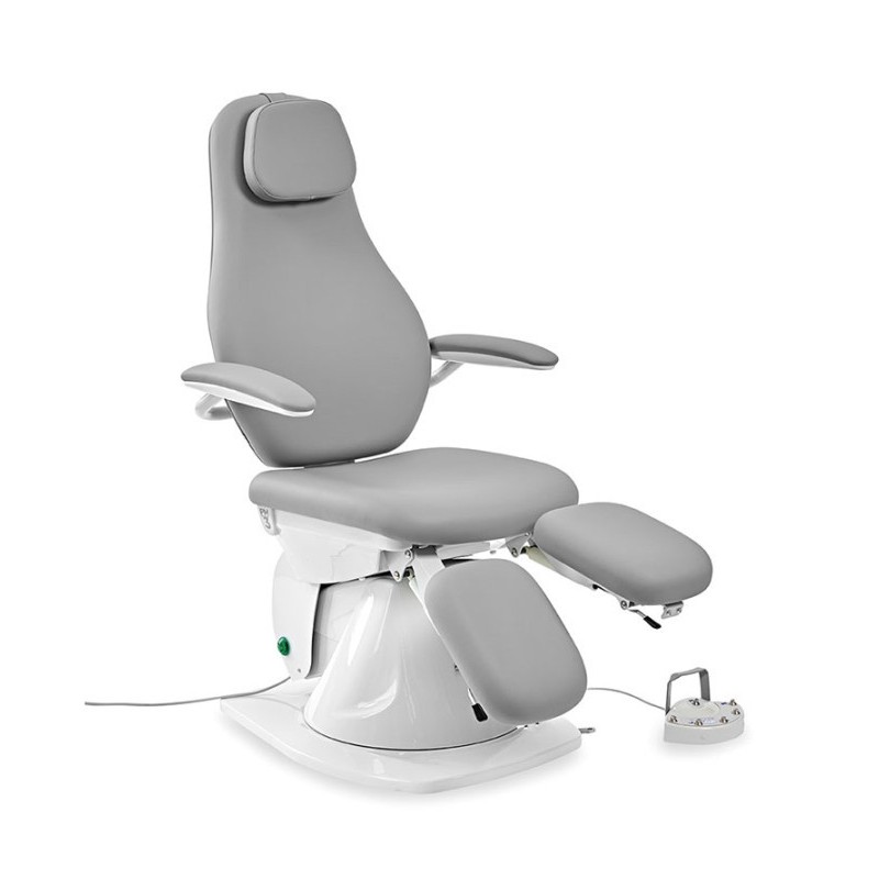 Sillón de podología 3 motores-S3 gris