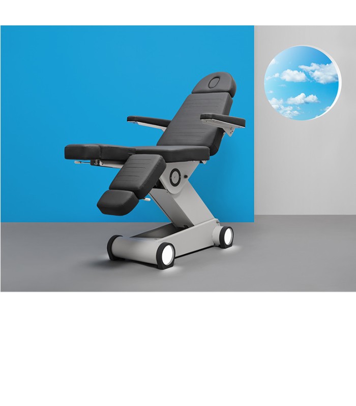 Sillón-camilla para podología