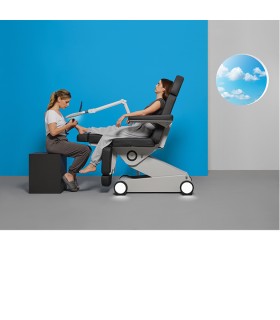 Sillón-camilla para podología